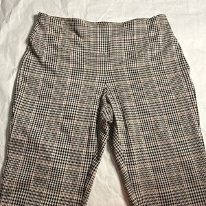 J. Jill Black and Tan Houndstooth Pants